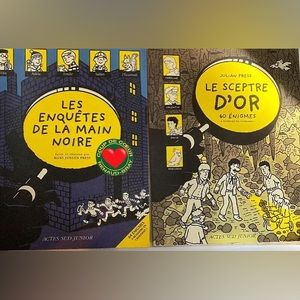 Lot de 2 livres policiers interactifs pour enfants NEUFS